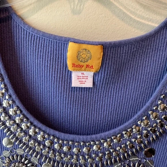 Ruby Rd Ribbed Sweater - Picture 4 of 6